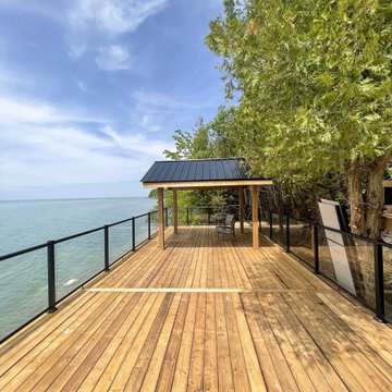 Glass Railings - Creative Custom Decks Inc.