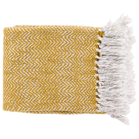 Trina Cottage Throw, Saffron