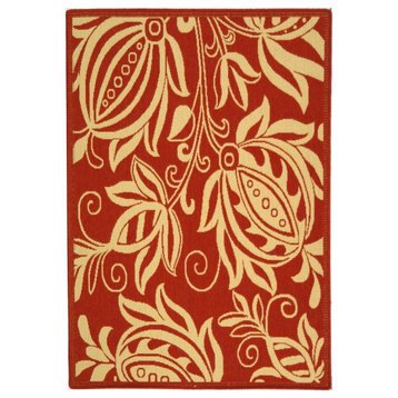 Safavieh Courtyard cy2961-3707 Red, Natural Area Rug