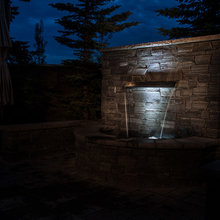 Outdoor water features