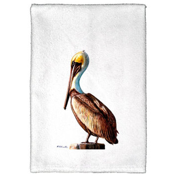 Betsy Drake Pelican Left Kitchen Towel