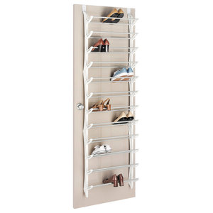 Sunbeam 16 Pair Shoe Rack Contemporary Shoe Storage By Home Basics