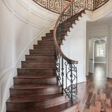 Project #74 | Circular Staircase with Hand-Forged Metal Panels