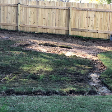 Backyard water feature, how to use the lay of the land to your advantage!