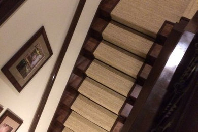 Inspiration for a timeless staircase remodel in Orange County
