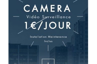 Caméra vidéo surveillance 1 €uro/jour