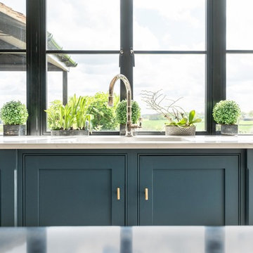 Luxury Blue Classic Shaker Kitchen