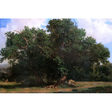 Johannes Bosboom Oak Trees, 18"x27" Wall Decal Print