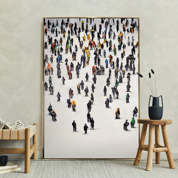 Painting acrylic on canvas "Collective Movement"