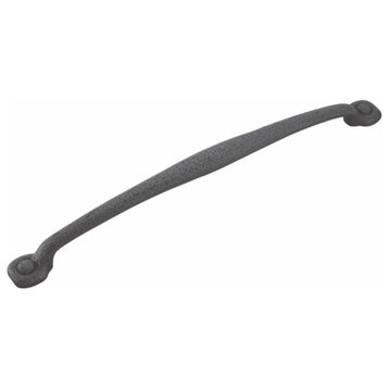 Belwith Hickory 18 " Refined Rustic Black Iron Appliance Pull P2999-BI Hardware