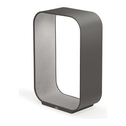 Pablo Designs Small Graphite Coal Contour Table Lamp - Table Lamps