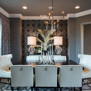 Modern Monochromatic Dining