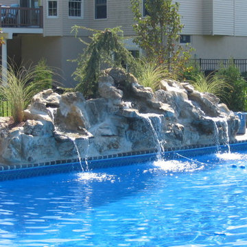 Waterfall Pool Landscape Design