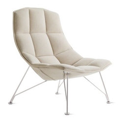 Knoll - Jehs+Laub Lounge, Wire Base Fabric - Armchairs And Accent Chairs