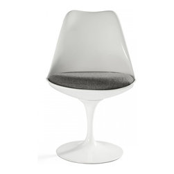 Inga Dining Chair | Grey Cushion - Dining Chairs