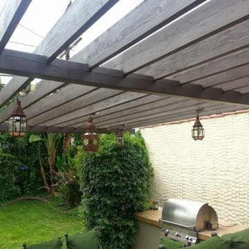 Pergola and Fence Refinish