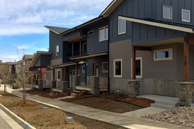 Example of a trendy exterior home design