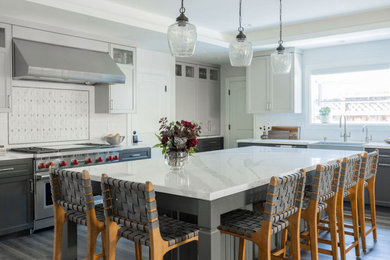 Transitional kitchen photo in San Francisco
