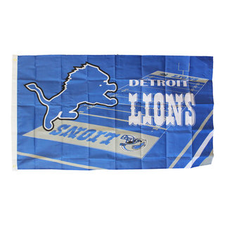 Detroit Lions 3' x 5' Polyester Flag, Pole and Mount