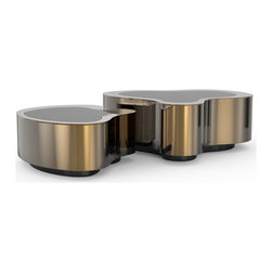 WAVE POLISHED PATINA Center Tables - Coffee Tables