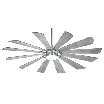 Minka Aire Windmolen 65``Ceiling Fan F870L-BS