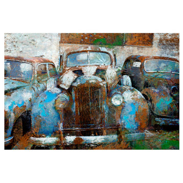 Lisa Sofia Robinson "Old Boys" (Vintage Cars) Art Print, 30"x45"