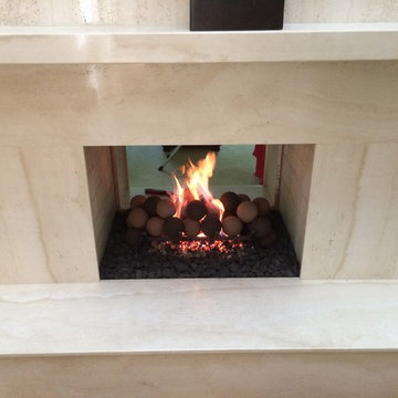 Brown and Beige FireBalls on a grate