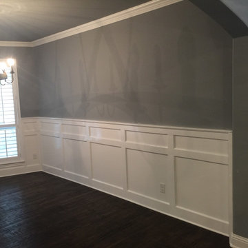 Rectangle over Square Board and Batten Wainscot