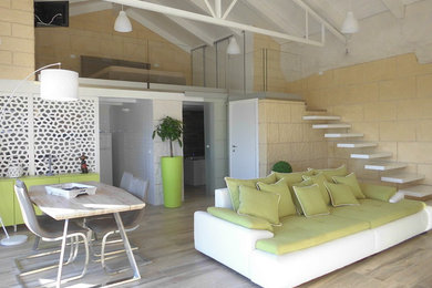 Imagen de diseño residencial minimalista pequeño