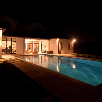 Westlake Modern Pool with Diving Platform