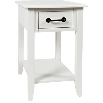 North Fork Chair Side Table, Country White