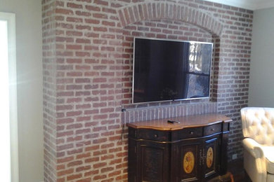 Family room - traditional family room idea in Philadelphia