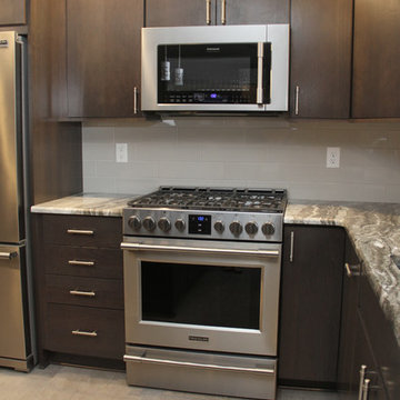 Orchard Park - Contemporary Cherry Kitchen