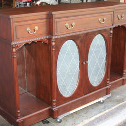 Vintage Wine Cabinet-Server-1930s - Buffets And Sideboards