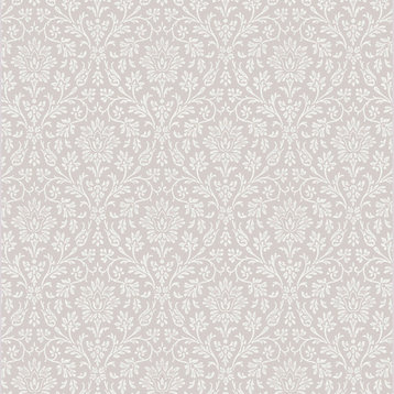 Laura Ashley Annecy Wallpaper, Dove Grey