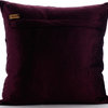 Crytals Lattice Trellis Purple Velvet 14"x14" Pillow Cover, Crystal Jaal