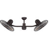 Circulaire Bronze One Light Ceiling Fan