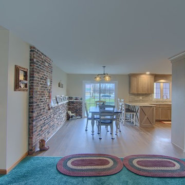 Ballston Lake, Rustic Alder Kitchen