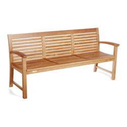 Wintons Teak Abacus Bench - Outdoor Benches