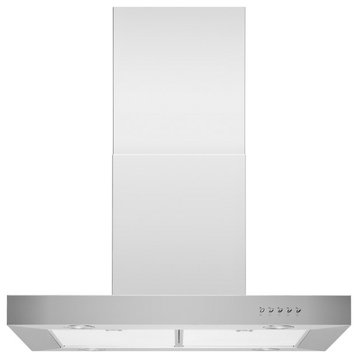 Blue Ocean 30" RH10I Stainless Steel Island Mount Kitchen Range Hood, 760 CFM