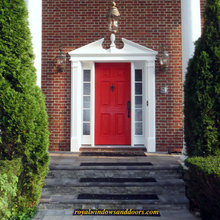 What Does A Red Door Mean Eclectic Entrance New York