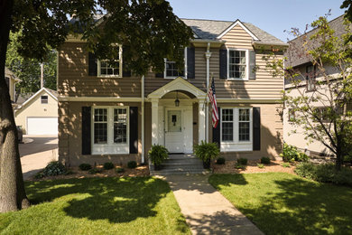 Inspiration for a timeless exterior home remodel in Minneapolis