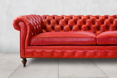 The Hemingway Chesterfield Leather Sofa