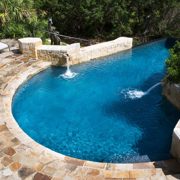 Unique Infinity Edge Pool In San Antonio