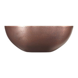 14" Casalina Double-Wall Hammered Copper Vessel Sink - Products