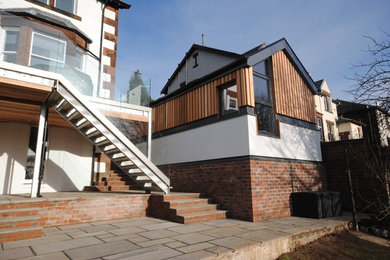 Small contemporary detached studio in Glasgow.