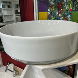 19&rdquo; x 6&rdquo; Ceramic vessel sink - Bathroom Sinks
