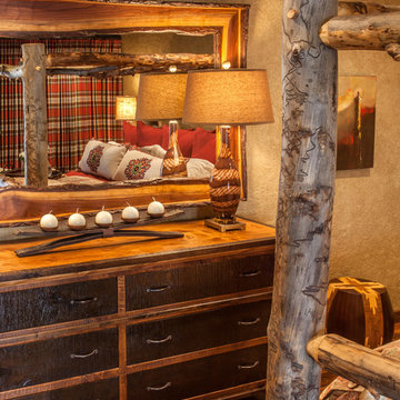 Southwestern Rustic Master Bedroom
