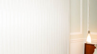 Transitional master bedroom