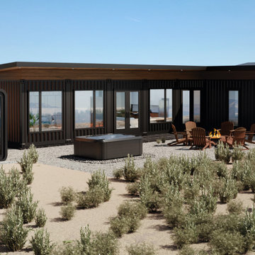 exterior design of Unique Container house
